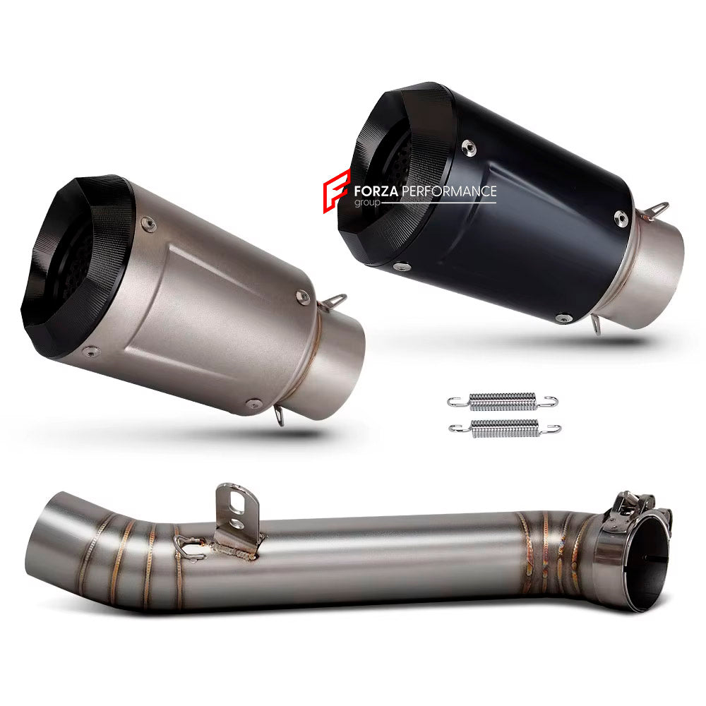 TITANIUM MOTORCYCLE EXHAUST SLIP ON for APRILIA RSV4 RS TUONO V4 2015+