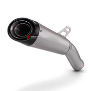 TITANIUM MOTORCYCLE EXHAUST SLIP ON for APRILIA RSV4 RS TUONO V4 2015+

Set include:

Slip - On

Material: Titanium (can be made in Stainless Steel)

NOTE: Professional installation is required.

FEATURES:

Engineered Digital prototyping using 3D CAD design software, each car model chassis has been 3D laser scanned in the factor
Factory run all test cars on Italian 1200HP Dyno machine, to make the best performance design of exhaust
CNC bending machine accurately bends the tube according to the computer data