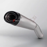 TITANIUM MOTORCYCLE EXHAUST SLIP ON for APRILIA RSV4 RS TUONO V4 2015+

Set include:

Slip - On

Material: Titanium (can be made in Stainless Steel)

NOTE: Professional installation is required.

FEATURES:

Engineered Digital prototyping using 3D CAD design software, each car model chassis has been 3D laser scanned in the factor
Factory run all test cars on Italian 1200HP Dyno machine, to make the best performance design of exhaust
CNC bending machine accurately bends the tube according to the computer data