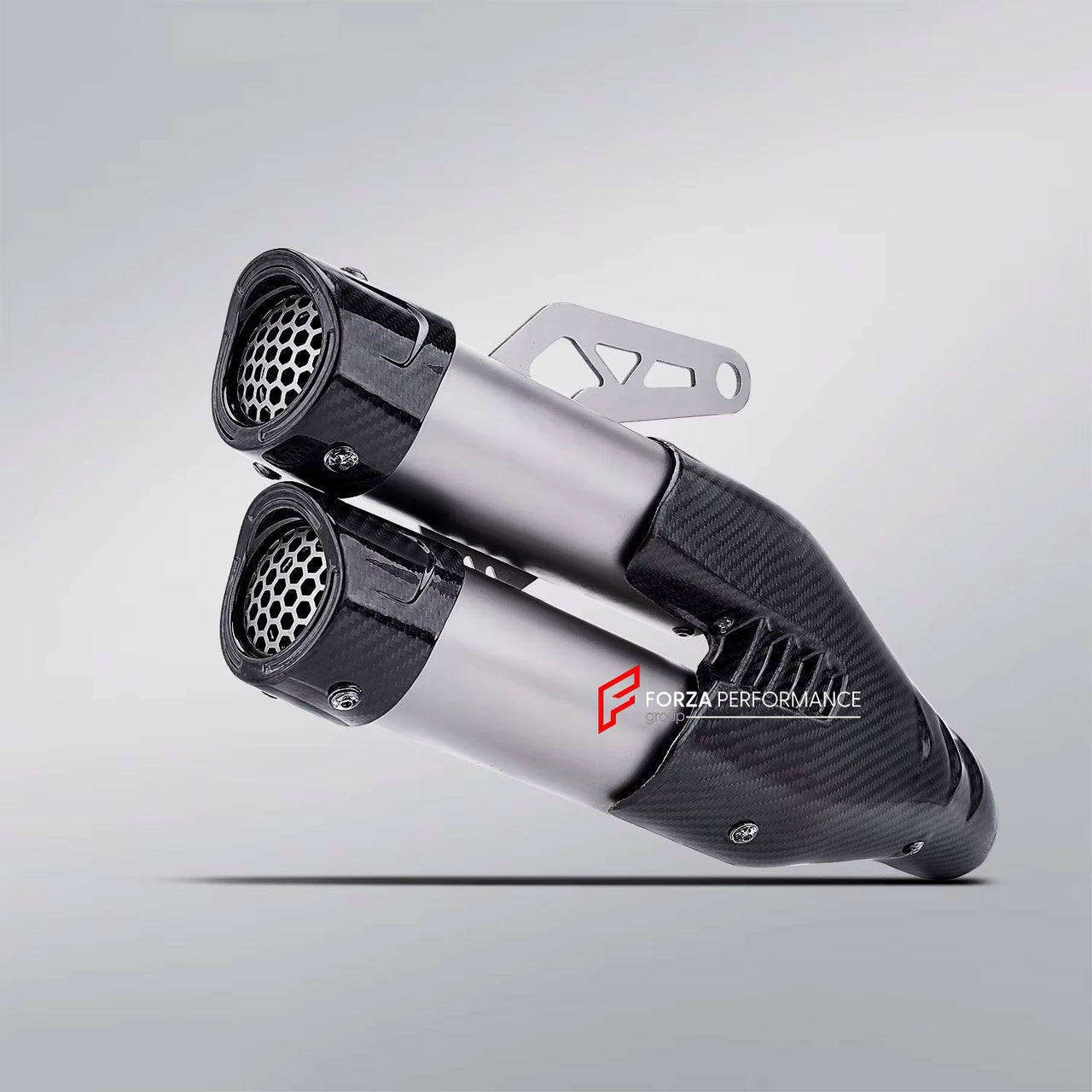TITANIUM MOTORCYCLE EXHAUST SLIP ON for DUCATI MULTISTRADA V4 2021 - 2023

Set include:

Exhaust Slip On


Material: Titanium (can be made in Stainless Steel)

NOTE: Professional installation is required.

FEATURES:

Engineered Digital prototyping using 3D CAD design software, each car model chassis has been 3D laser scanned in the factor
Factory run all test cars on Italian 1200HP Dyno machine, to make the best performance design of exhaust
CNC bending machine accurately bends the tube according to the com