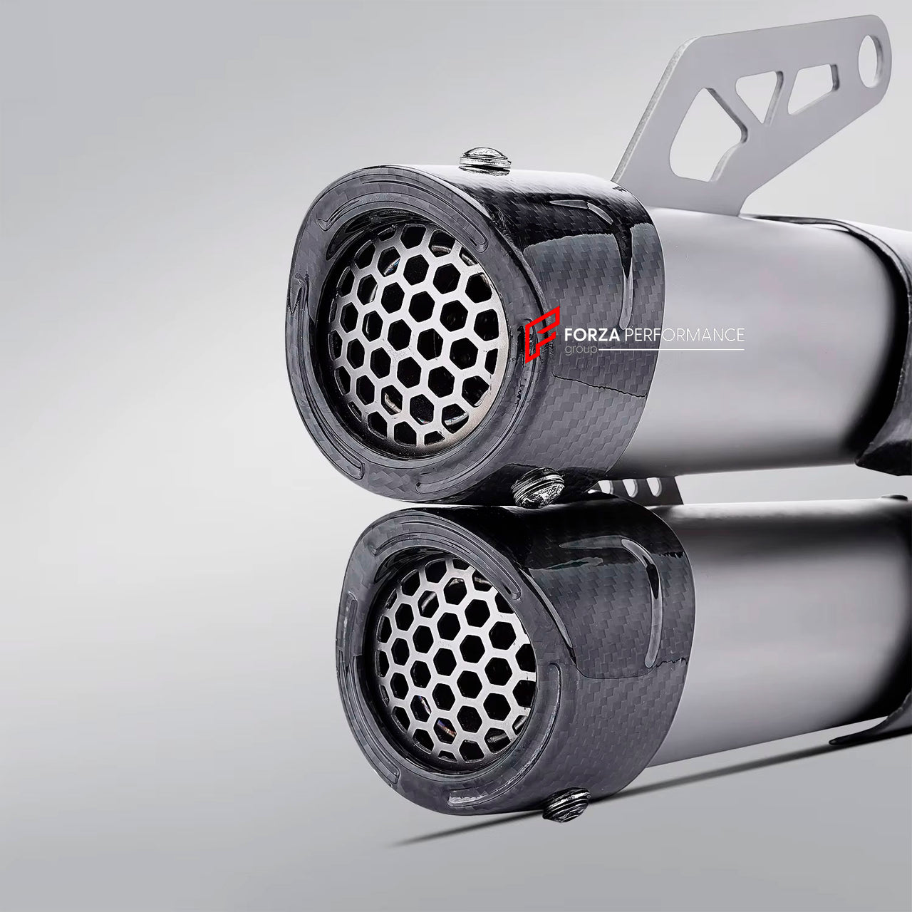 TITANIUM MOTORCYCLE EXHAUST SLIP ON for DUCATI MULTISTRADA V4 2021 - 2023

Set include:

Exhaust Slip On


Material: Titanium (can be made in Stainless Steel)

NOTE: Professional installation is required.

FEATURES:

Engineered Digital prototyping using 3D CAD design software, each car model chassis has been 3D laser scanned in the factor
Factory run all test cars on Italian 1200HP Dyno machine, to make the best performance design of exhaust
CNC bending machine accurately bends the tube according to the com