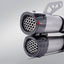 TITANIUM MOTORCYCLE EXHAUST SLIP ON for DUCATI MULTISTRADA V4 2021 - 2023

Set include:

Exhaust Slip On


Material: Titanium + Stainless Steel

NOTE: Professional installation is required.

FEATURES:

Engineered Digital prototyping using 3D CAD design software, each car model chassis has been 3D laser scanned in the factor
Factory run all test cars on Italian 1200HP Dyno machine, to make the best performance design of exhaust
CNC bending machine accurately bends the tube according to the computer data
Our 