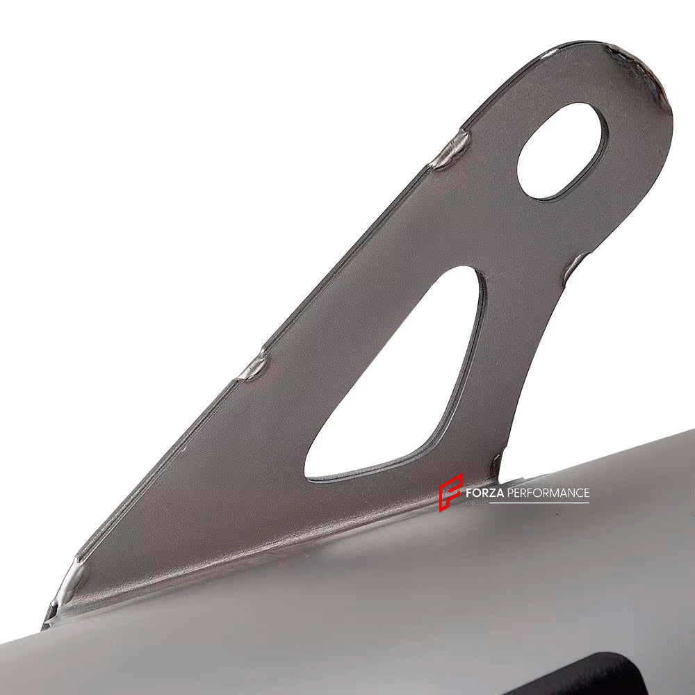 TITANIUM MOTORCYCLE EXHAUST SLIP ON for DUCATI PANIGALE 959 2016 - 2020

Set include:

Slip - On

Material: Titanium (can be made in Stainless Steel)

NOTE: Professional installation is required.

FEATURES:

Engineered Digital prototyping using 3D CAD design software, each car model chassis has been 3D laser scanned in the factor
Factory run all test cars on Italian 1200HP Dyno machine, to make the best performance design of exhaust
CNC bending machine accurately bends the tube according to the computer dat