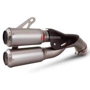 TITANIUM MOTORCYCLE EXHAUST SLIP ON for DUCATI PANIGALE 959 2016 - 2020

Set include:

Slip - On

Material: Titanium (can be made in Stainless Steel)

NOTE: Professional installation is required.

FEATURES:

Engineered Digital prototyping using 3D CAD design software, each car model chassis has been 3D laser scanned in the factor
Factory run all test cars on Italian 1200HP Dyno machine, to make the best performance design of exhaust
CNC bending machine accurately bends the tube according to the computer dat