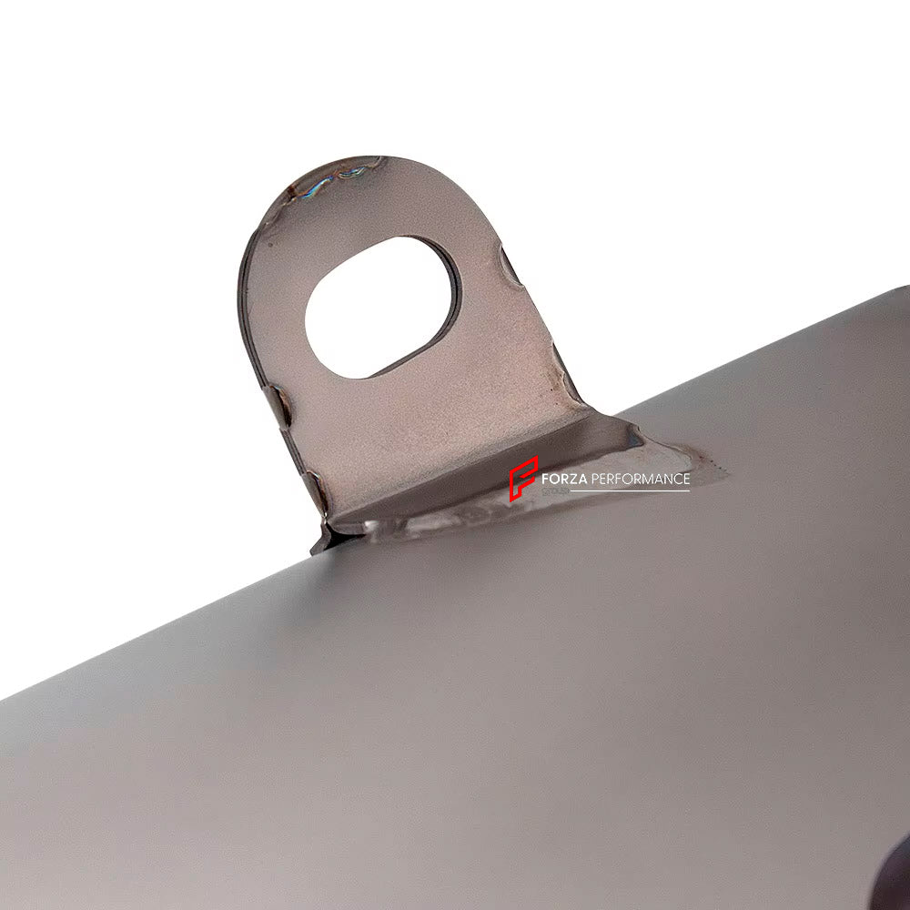 TITANIUM MOTORCYCLE EXHAUST SLIP ON for TRIUMPH STREET TRIPLE 765 R RS 660 S 2017 - 2023

Set include:

Link Pipe
Slip - On

Material: Titanium (can be made in Stainless Steel)

NOTE: Professional installation is required.

FEATURES:

Engineered Digital prototyping using 3D CAD design software, each car model chassis has been 3D laser scanned in the factor
Factory run all test cars on Italian 1200HP Dyno machine, to make the best performance design of exhaust
CNC bending machine accurately bends the tube ac