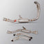 TITANIUM MOTORCYCLE EXHAUST SYSTEM for APRILIA TUONO 660 RS660 2021+

Set include:

Header
2-1 Merge Collector

Resonator
Mid pipe
Slip - On

Material: Titanium + Stainless Steel

NOTE:&nbsp;Professional installation is required.

FEATURES:

Engineered Digital prototyping using 3D CAD design software, each car model chassis has been 3D laser scanned in the factor
Factory run all test cars on Italian 1200HP Dyno machine, to make the best performance design of exhaust
CNC bending machine accurately bends the 