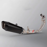 TITANIUM MOTORCYCLE EXHAUST SYSTEM for APRILIA TUONO 660 RS660 2021+

Set include:

Header
2-1 Merge Collector

Resonator
Mid pipe
Slip - On

Material: Titanium (can be made in Stainless Steel)

NOTE:&nbsp;Professional installation is required.

FEATURES:

Engineered Digital prototyping using 3D CAD design software, each car model chassis has been 3D laser scanned in the factor
Factory run all test cars on Italian 1200HP Dyno machine, to make the best performance design of exhaust
CNC bending machine accura