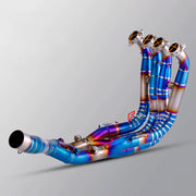 TITANIUM MOTORCYCLE EXHAUST SYSTEM for BMW S1000RR M S1K S1000R 2019 - 2024

Set include:

Header
2-1 Merge Collectors
Mid pipe


Material: Titanium (can be made in Stainless Steel)

NOTE: Professional installation is required.

FEATURES:

Engineered Digital prototyping using 3D CAD design software, each car model chassis has been 3D laser scanned in the factor
Factory run all test cars on Italian 1200HP Dyno machine, to make the best performance design of exhaust
CNC bending machine accurately bends the tu