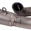 TITANIUM MOTORCYCLE EXHAUST SYSTEM for DUCATI PANIGALE V2 2020+

Set include:

Resonator
Mid Pipe
Exhaust Slip On


Material: Titanium + Stainless Steel

NOTE:&nbsp;Professional installation is required.

FEATURES:

Engineered Digital prototyping using 3D CAD design software, each car model chassis has been 3D laser scanned in the factor
Factory run all test cars on Italian 1200HP Dyno machine, to make the best performance design of exhaust
CNC bending machine accurately bends the tube according to the comp