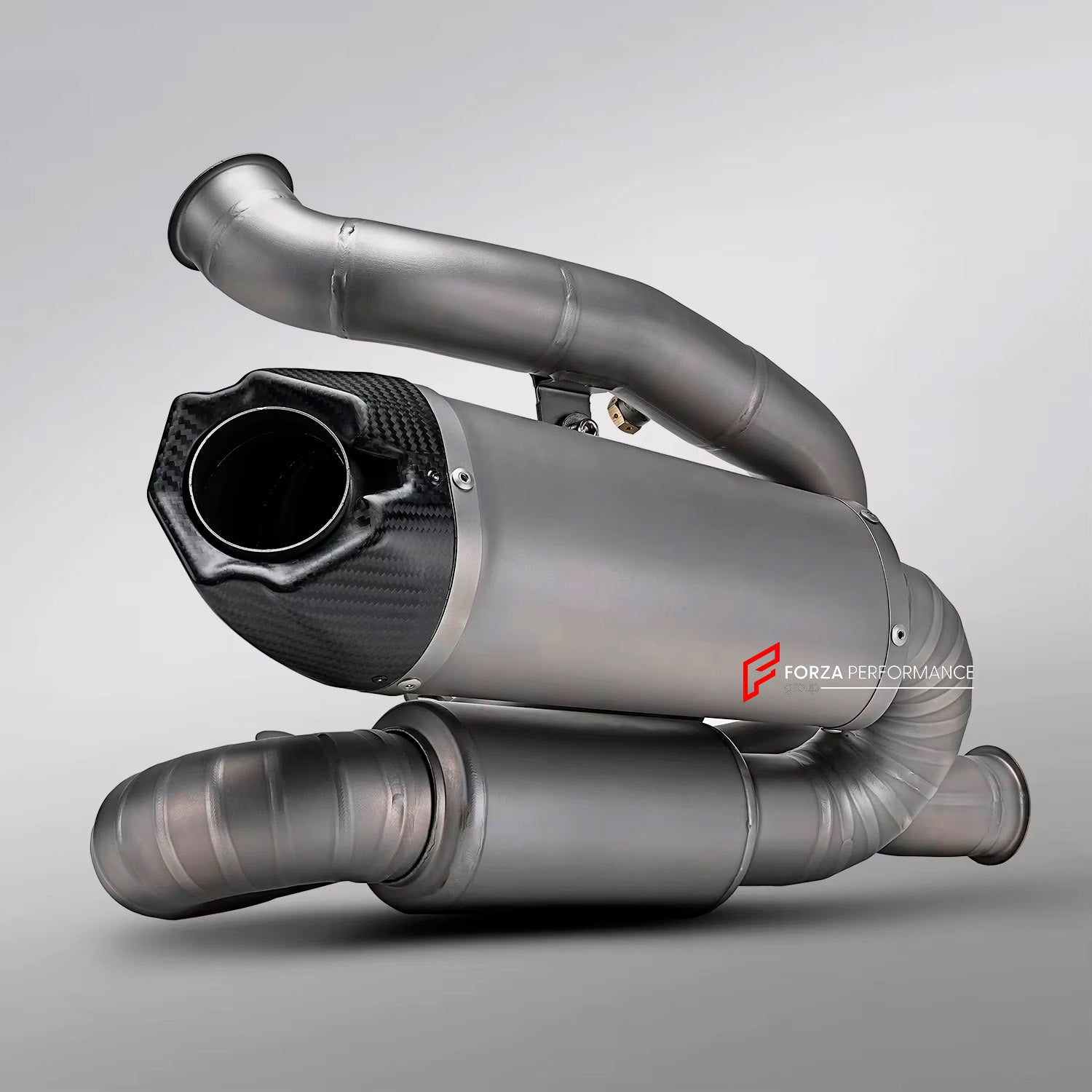 TITANIUM MOTORCYCLE EXHAUST SYSTEM for DUCATI PANIGALE V4 V4S 2025+

Set include:

2-1 Merge Collectors
Mid Pipe
Resonator
Link Pipes
Exhaust Slip On


Material: Titanium (can be made in Stainless Steel)

NOTE:&nbsp;Professional installation is required.

FEATURES:

Engineered Digital prototyping using 3D CAD design software, each car model chassis has been 3D laser scanned in the factor
Factory run all test cars on Italian 1200HP Dyno machine, to make the best performance design of exhaust
CNC bending mach