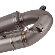 TITANIUM MOTORCYCLE EXHAUST SYSTEM for DUCATI STREETFIGHTER V2 2020+

Set include:

Resonator
Mid Pipe
Exhaust Slip On


Material: Titanium (can be made in Stainless Steel)

NOTE: Professional installation is required.

FEATURES:

Engineered Digital prototyping using 3D CAD design software, each car model chassis has been 3D laser scanned in the factor
Factory run all test cars on Italian 1200HP Dyno machine, to make the best performance design of exhaust
CNC bending machine accurately bends the tube accord