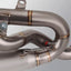 TITANIUM MOTORCYCLE EXHAUST SYSTEM for DUCATI PANIGALE V4

Set include:

Link Pipes
Exhaust Slip On


Material: Titanium + Stainless Steel

NOTE:&nbsp;Professional installation is required.

FEATURES:

Engineered Digital prototyping using 3D CAD design software, each car model chassis has been 3D laser scanned in the factor
Factory run all test cars on Italian 1200HP Dyno machine, to make the best performance design of exhaust
CNC bending machine accurately bends the tube according to the computer data
Our 