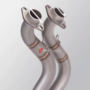 TITANIUM MOTORCYCLE EXHAUST SYSTEM for KAWASAKI Z650 2017+

Set include:

Header
2-1 Merge Collector
Catalyst Converter
Exhaust Mufler
DB killer

Material: Titanium (can be made in Stainless Steel)

NOTE:&nbsp;Professional installation is required.

FEATURES:

Engineered Digital prototyping using 3D CAD design software, each car model chassis has been 3D laser scanned in the factor
Factory run all test cars on Italian 1200HP Dyno machine, to make the best performance design of exhaust
CNC bending machine ac