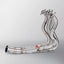 TITANIUM MOTORCYCLE EXHAUST SYSTEM for KAWASAKI ZX-6R 2009 - 2019

Set include:

Header
4-1 Merge Collector

Aprox Weight: 5 kg (11 lbs)

Material: Titanium + Stainless Steel

NOTE:&nbsp;Professional installation is required.

FEATURES:

Engineered Digital prototyping using 3D CAD design software, each car model chassis has been 3D laser scanned in the factor
Factory run all test cars on Italian 1200HP Dyno machine, to make the best performance design of exhaust
CNC bending machine accurately bends the tube