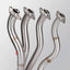 TITANIUM MOTORCYCLE EXHAUST SYSTEM for KAWASAKI ZX-6R 2009 - 2019

Set include:

Header
4-1 Merge Collector

Aprox Weight: 5 kg (11 lbs)

Material: Titanium + Stainless Steel

NOTE:&nbsp;Professional installation is required.

FEATURES:

Engineered Digital prototyping using 3D CAD design software, each car model chassis has been 3D laser scanned in the factor
Factory run all test cars on Italian 1200HP Dyno machine, to make the best performance design of exhaust
CNC bending machine accurately bends the tube