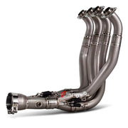 TITANIUM MOTORCYCLE EXHAUST SYSTEM for KAWASAKI ZX-6R 2021+

Set include:

Header
4-1 Merge Collector
Mid Pipe

Material: Titanium (can be made in Stainless Steel)

NOTE: Professional installation is required.

FEATURES:

Engineered Digital prototyping using 3D CAD design software, each car model chassis has been 3D laser scanned in the factor
Factory run all test cars on Italian 1200HP Dyno machine, to make the best performance design of exhaust
CNC bending machine accurately bends the tube according to th