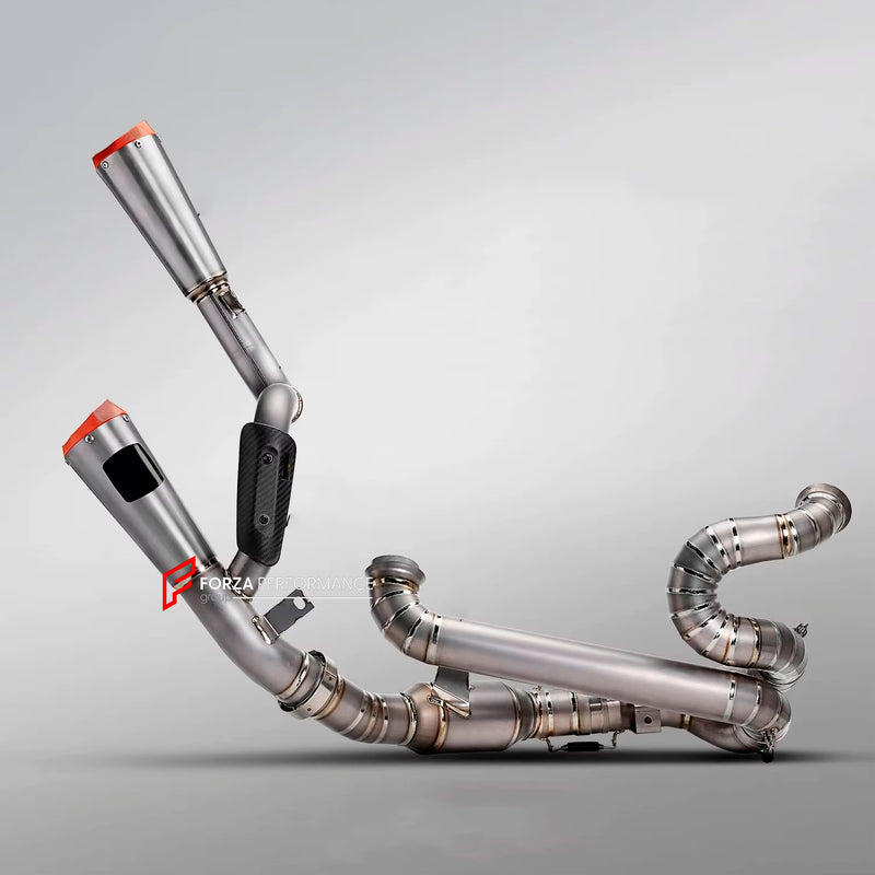 TITANIUM MOTORCYCLE EXHAUST SYSTEM for KTM DUKE SUPER DUKE 1290 1390 R RR EVO 2020 - 2024