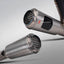 TITANIUM MOTORCYCLE EXHAUST SYSTEM for KTM DUKE SUPER DUKE 1290 1390

Set include:

Header
2-1 Merge Collector

Resonator
Mid pipe

Link Pipe
Exhaust Slip Ons

Material: Titanium + Stainless Steel

NOTE:&nbsp;Professional installation is required.

FEATURES:

Engineered Digital prototyping using 3D CAD design software, each car model chassis has been 3D laser scanned in the factor
Factory run all test cars on Italian 1200HP Dyno machine, to make the best performance design of exhaust
CNC bending machine acc