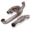 TITANIUM MOTORCYCLE EXHAUST SYSTEM for KTM DUKE SUPER DUKE 1290

Set include:

Header
2-1 Merge Collector

Resonator
Mid pipe


Material: Titanium + Stainless Steel

NOTE: Professional installation is required.

FEATURES:

Engineered Digital prototyping using 3D CAD design software, each car model chassis has been 3D laser scanned in the factor
Factory run all test cars on Italian 1200HP Dyno machine, to make the best performance design of exhaust
CNC bending machine accurately bends the tube according to t
