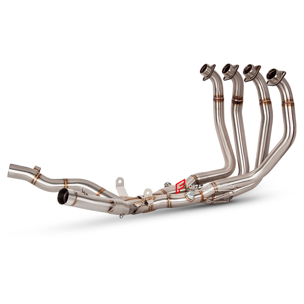 TITANIUM MOTORCYCLE EXHAUST SYSTEM for SUZUKI GSX 1300R HAYABUSA GEN2 2021 - 2024
Set include:
Header
2-1 Merge Collectors
Mid pipe
Material: Titanium (can be made in Stainless Steel)
NOTE: Professional installation is required.
FEATURES:
Engineered Digital prototyping using 3D CAD design software, each car model chassis has been 3D laser scanned in the factor
Factory run all test cars on Italian 1200HP Dyno machine, to make the best performance design of exhaust
CNC bending machine accurately b