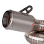 TITANIUM MOTORCYCLE EXHAUST SYSTEM for TRIUMPH STREET TRIPLE 765 R RS

Set include:

Header
3-1 Merge Collector
Mid pipe
Slip - On

Material: Titanium + Stainless Steel

NOTE: Professional installation is required.

FEATURES:

Engineered Digital prototyping using 3D CAD design software, each car model chassis has been 3D laser scanned in the factor
Factory run all test cars on Italian 1200HP Dyno machine, to make the best performance design of exhaust
CNC bending machine accurately bends the tube according 