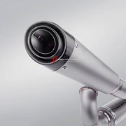 TITANIUM MOTORCYCLE HALF EXHAUST SYSTEM for DUCATI PANIGALE V2 V2S 2020 - 2024

Set include:

Resonator
Mid Pipe
Exhaust Slip On


Material: Titanium (can be made in Stainless Steel)

NOTE:&nbsp;Professional installation is required.

FEATURES:

Engineered Digital prototyping using 3D CAD design software, each car model chassis has been 3D laser scanned in the factor
Factory run all test cars on Italian 1200HP Dyno machine, to make the best performance design of exhaust
CNC bending machine accurately bends 