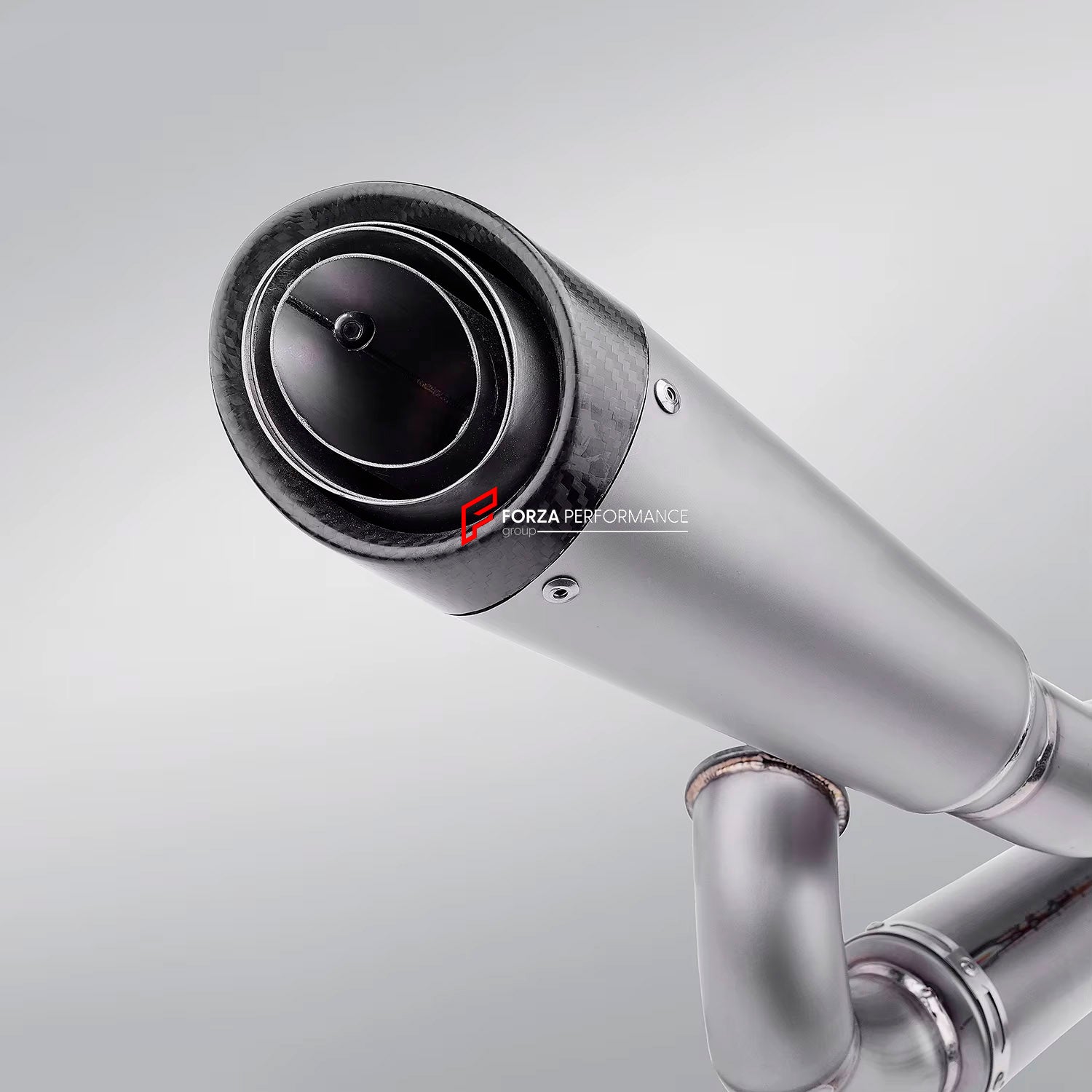 TITANIUM MOTORCYCLE HALF EXHAUST SYSTEM for DUCATI PANIGALE V2 V2S 2020 - 2024

Set include:

Resonator
Mid Pipe
Exhaust Slip On


Material: Titanium (can be made in Stainless Steel)

NOTE:&nbsp;Professional installation is required.

FEATURES:

Engineered Digital prototyping using 3D CAD design software, each car model chassis has been 3D laser scanned in the factor
Factory run all test cars on Italian 1200HP Dyno machine, to make the best performance design of exhaust
CNC bending machine accurately bends 