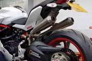 TITANIUM MOTORCYCLE HALF EXHAUST SYSTEM for DUCATI SUPERSPORT 950 950S

Set include:

Mid Pipe
Link Pipe
Exhaust Slip Ons

Bracket

Material: Titanium (can be made in Stainless Steel)

NOTE:&nbsp;Professional installation is required.

FEATURES:

Engineered Digital prototyping using 3D CAD design software, each car model chassis has been 3D laser scanned in the factor
Factory run all test cars on Italian 1200HP Dyno machine, to make the best performance design of exhaust
CNC bending machine accurately bends