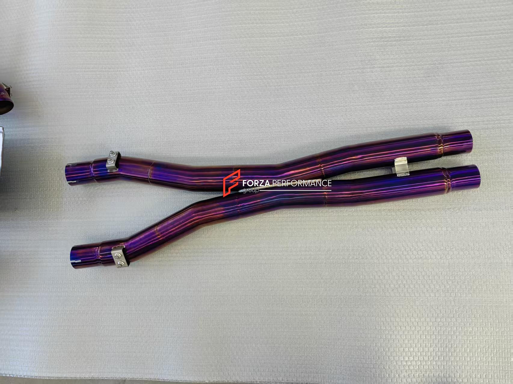 TITANIUM VALVED EXHAUST BYPASS MUFFLER for FERRARI CALIFORNIA 4.3T