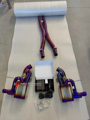 TITANIUM VALVED EXHAUST BYPASS MUFFLER for FERRARI CALIFORNIA 4.3T