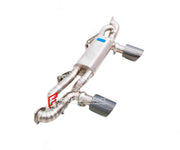 TITANIUM VALVED EXHAUST BYPASS MUFFLER for PORSCHE 718 CAYMAN GT4 RS 4.0T 2022 - 2025

Valved exhaust, meaning that has remote, controlled valves - allowing a switch between an aggressive loud sports sound and a sound that is closer to the OEM sound

Set includes:

Inlets
Valved Bypass Muffler
Exhaust Tips

Material: Titanium

Optional: We can offer downpipe and catless downpipe