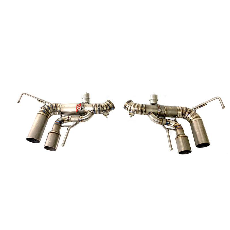TITANIUM VALVED EXHAUST CATBACK MUFFLER for FERRARI CALIFORNIA T 3.9T 2008 - 2014