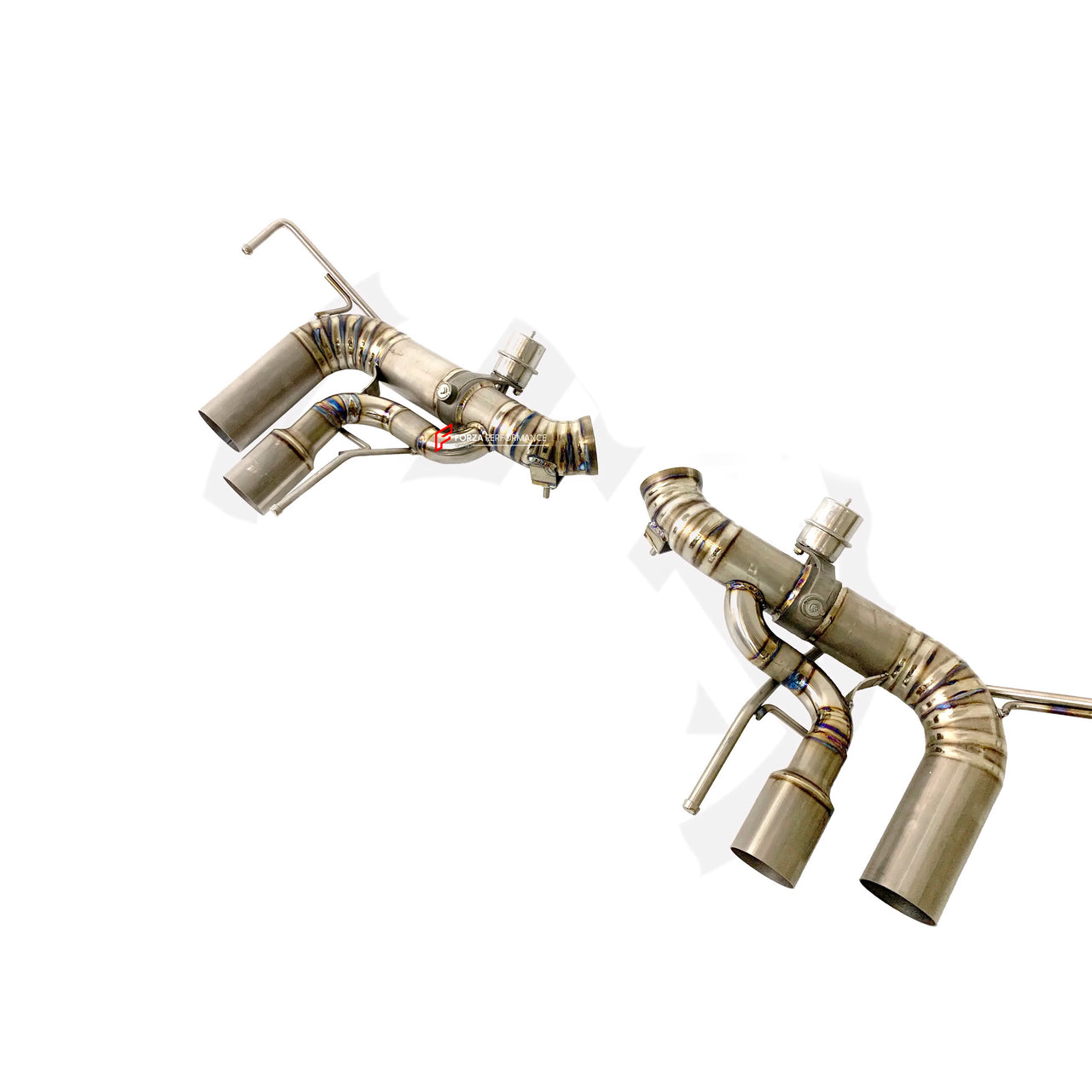 TITANIUM VALVED EXHAUST CATBACK MUFFLER for FERRARI CALIFORNIA T 3.9T 2008 - 2014
Valved exhaust, meaning that has remote, controlled valves - allowing a switch between an aggressive loud sports sound and a sound that is closer to the OEM sound
Set includes:
Center Pipes
Muffler with valves
Exhaust tips
Factory exhaust tips must be reused
Material: Titanium
Optional: We can offer downpipe and catless downpipe
Production time: 10 days
FEATURES:
Engineered Digital prototyping using 3D CAD design soft