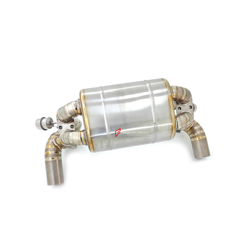 TITANIUM VALVED EXHAUST CATBACK MUFFLER for FERRARI SCUDERIA 4.3T 2004 - 2009