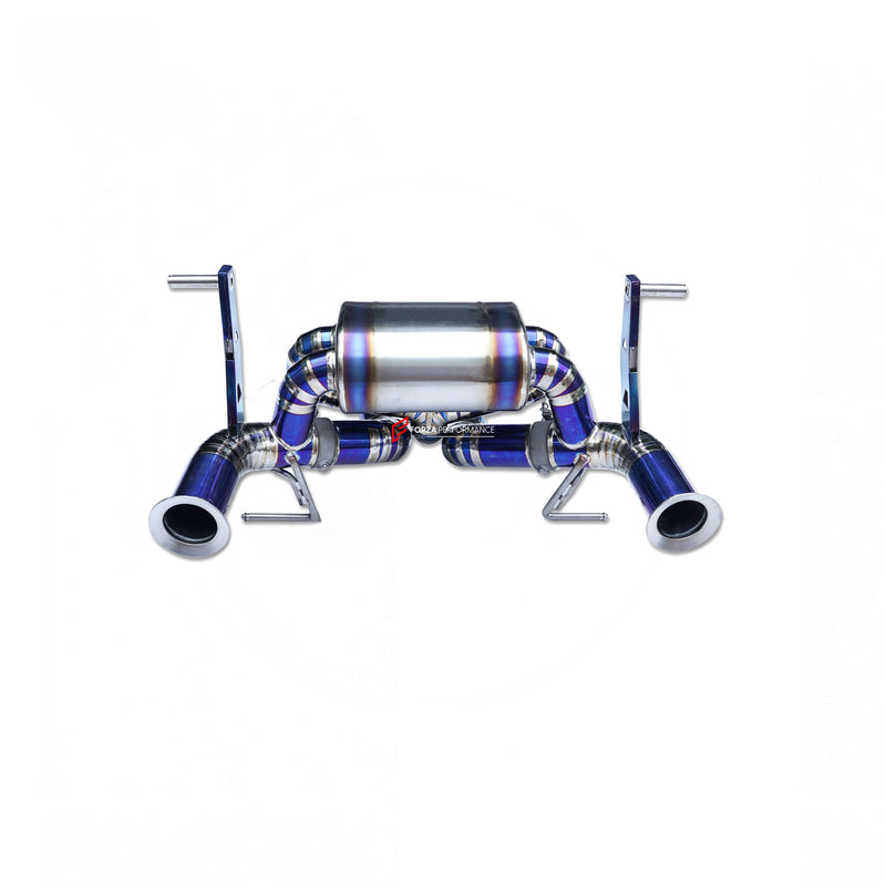 TITANIUM VALVED EXHAUST CATBACK MUFFLER for LAMBORGHINI AVENTADOR LP740 6.5T 2016+