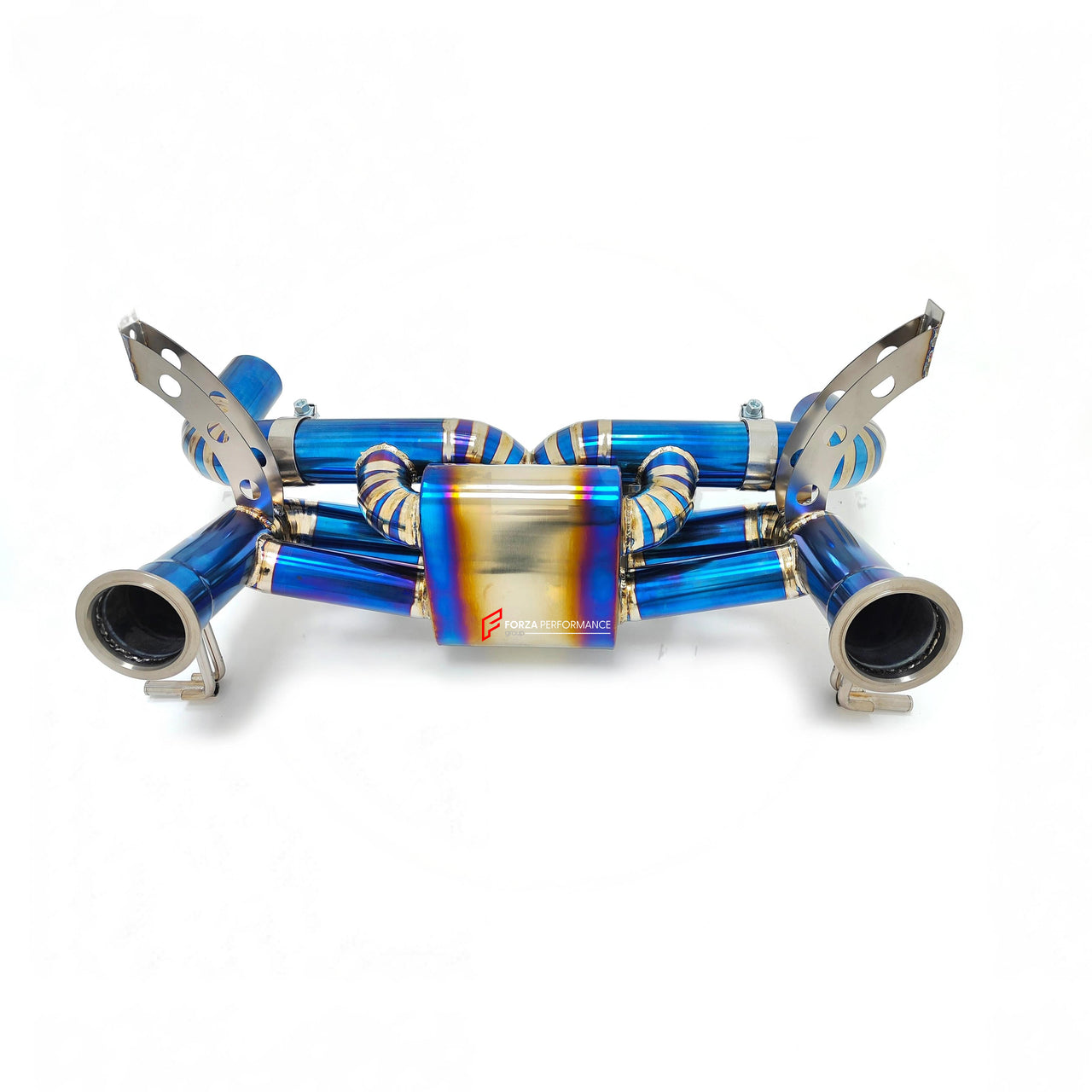 TITANIUM VALVED EXHAUST CATBACK MUFFLER for LAMBORGHINI HURACAN LP640-4 5.2T 2014 - 2019
Valved exhaust, meaning that has remote, controlled valves - allowing a switch between an aggressive loud sports sound and a sound that is closer to the OEM sound
Set includes:
Center Pipes
Muffler with valves
Exhaust tips
Factory exhaust tips must be reused
Material: Titanium
Optional: We can offer downpipe and catless downpipe
Production time: 10 days
FEATURES:
Engineered Digital prototyping using 3D CAD desi