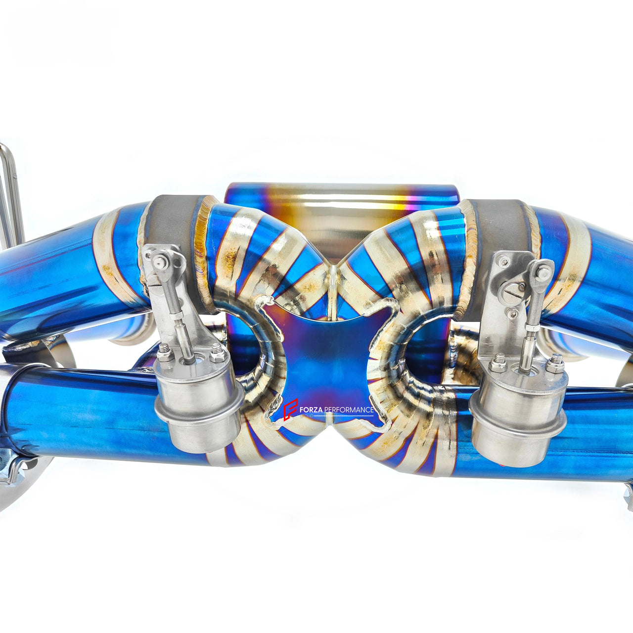 TITANIUM VALVED EXHAUST CATBACK MUFFLER for LAMBORGHINI HURACAN LP640-4 5.2T 2014 - 2019
Valved exhaust, meaning that has remote, controlled valves - allowing a switch between an aggressive loud sports sound and a sound that is closer to the OEM sound
Set includes:
Center Pipes
Muffler with valves
Exhaust tips
Factory exhaust tips must be reused
Material: Titanium
Optional: We can offer downpipe and catless downpipe
Production time: 10 days
FEATURES:
Engineered Digital prototyping using 3D CAD desi