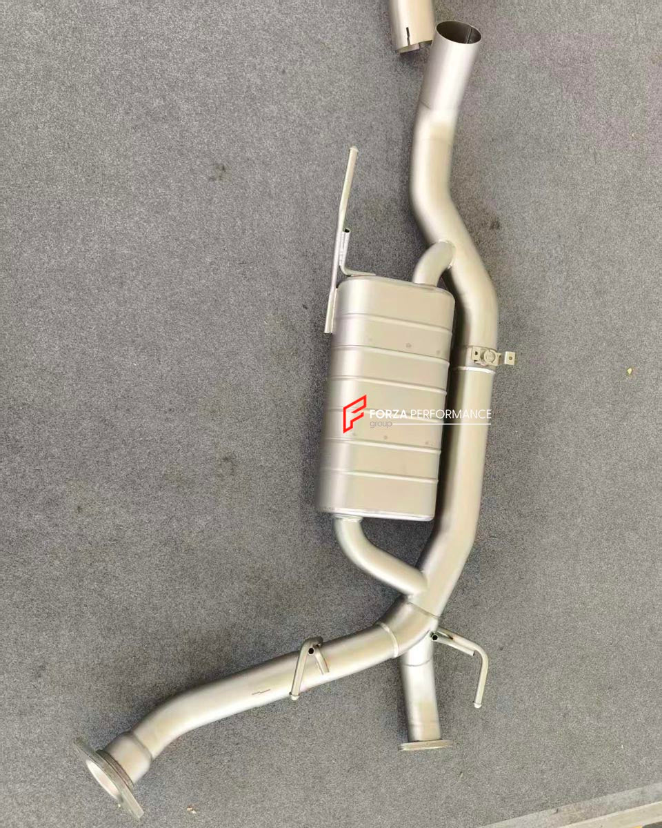 EXHAUST CATBACK MUFFLER for LEXUS LX 570 J200 5.7 2015 - 2023

Set includes:

Middle Y Pipe
Center Pipes
Mufflers with Valves
Electronic Valve Actuators
Material: Titanium (Can be made of Stainless Steel)

Production time: 10–15 days