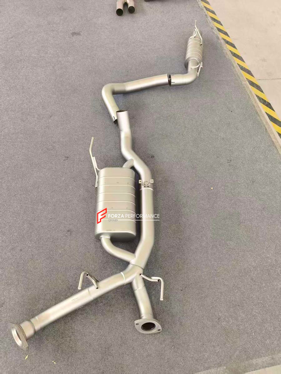 EXHAUST CATBACK MUFFLER for LEXUS LX 570 J200 5.7 2015 - 2023

Set includes:

Middle Y Pipe
Center Pipes
Mufflers with Valves
Electronic Valve Actuators
Material: Titanium (Can be made of Stainless Steel)

Production time: 10–15 days