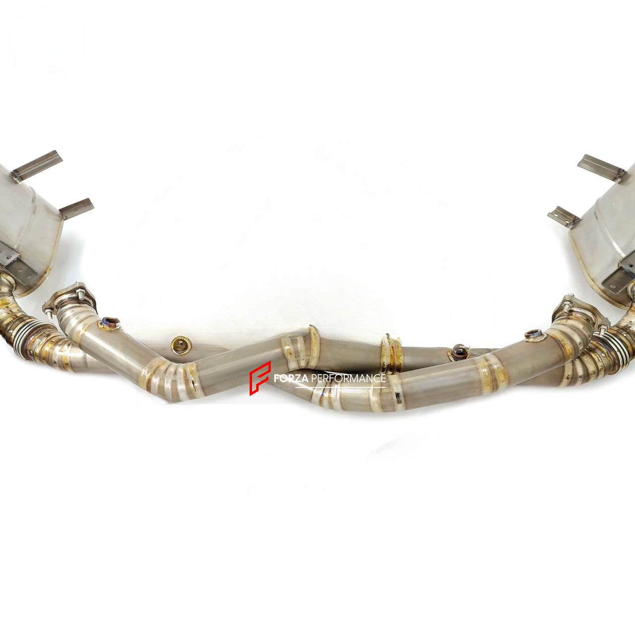 TITANIUM VALVED EXHAUST CATBACK MUFFLER for PORSCHE 911 997.1 3.6T 3.8T 2008 - 2013

Valved exhaust, meaning that has remote, controlled valves - allowing a switch between an aggressive loud sports sound and a sound that is closer to the OEM sound

Set includes:

Center Pipes
Muffler with valves
Exhaust tips

Factory exhaust tips must be reused

Material: Titanium

Optional: We can offer downpipe and catless downpipe

Production time: 10 days

FEATURES:

Engineered Digital prototyping using 3D CAD design so