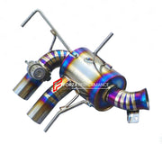 EXHAUST DOWNPIPE for FERRARI F12 BERLINETTA 6.3T 2012 - 2017 812 SUPERFAST 6.5T 2017 - 2023

Set includes:

X Pipe
Valved Bypass Mufflers
Exhaust Tips

Production time: 15 working days

Material: Titanium

Optional: We can offer downpipe and catless downpipe

NOTE: Professional installation is required.

FEATURES:

Engineered Digital prototyping using 3D CAD design software, each car model chassis has been 3D laser scanned in the factor
Factory run all test cars on Italian 1200HP Dyno machine, to make the b