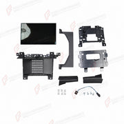 TOUCHSCREEN DISPLAY UPGRADE KIT for LAND ROVER DEFENDER 90 110 130 L663 2020+
Set includes:

Touchscreen Display Assembly
Molded Heat Dissipation Mounting Base
Upper and Lower Dashboard Bracket Kit
Specific Side Trim Bezel Set

NOTE: Professional installation is required.