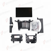 TOUCHSCREEN DISPLAY UPGRADE KIT for LAND ROVER DEFENDER 90 110 130 L663 2020+
Set includes:

Touchscreen Display Assembly
Molded Heat Dissipation Mounting Base
Upper and Lower Dashboard Bracket Kit
Specific Side Trim Bezel Set

NOTE: Professional installation is required.