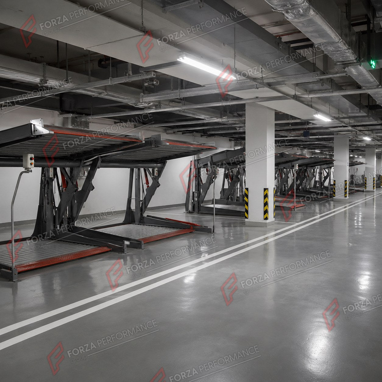 TP-200 Tilting Two-Post Garage Parking Lift - 2,000 kg Car Stacker - aparcamiento en garaje / rangement garage