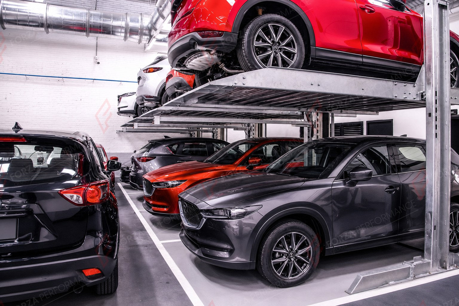 TP-230H Hydraulic Two-Post Garage Parking Lift - 2,300 kg Car Stacker - elevador de coches / monte-voiture