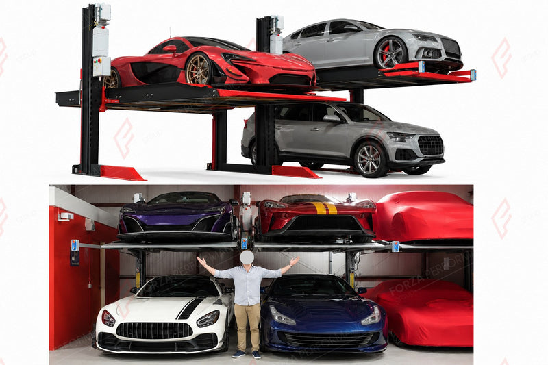 TP-230H Hydraulic Two-Post Garage Parking Lift - 2,300 kg Car Stacker