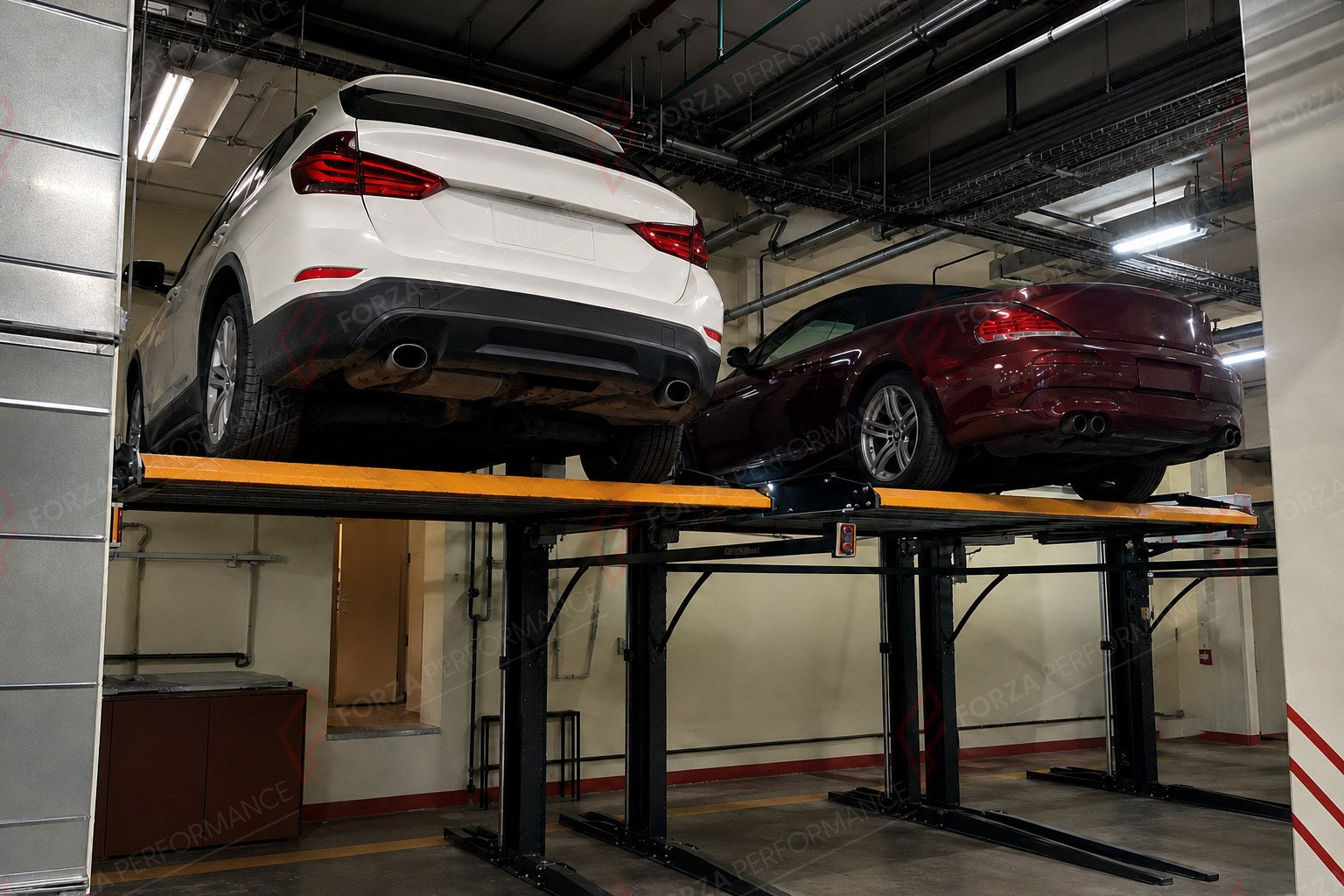 TP-270 Two-Post Garage Parking Lift - 2,700 kg (5,950 lb) Car Stacker - elevador de coches / monte-voiture