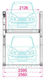 TP-270 Two-Post Garage Parking Lift - 2,700 kg (5,950 lb) Car Stacker - almacenamiento de vehículos / rangement de voiture