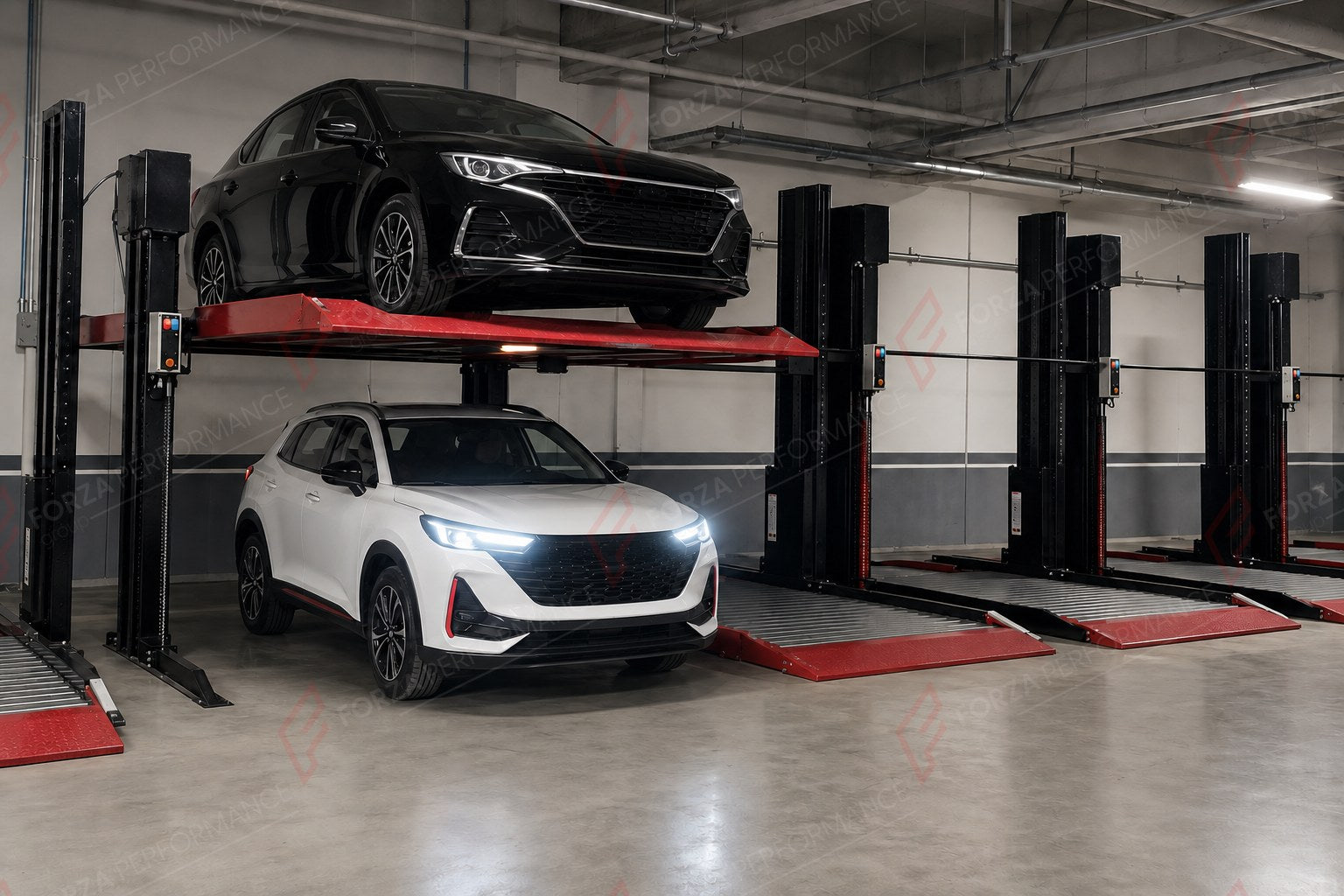 TP-270 Two-Post Garage Parking Lift - 2,700 kg (5,950 lb) Car Stacker - elevador de dos columnas / pont élévateur 2 colonnes