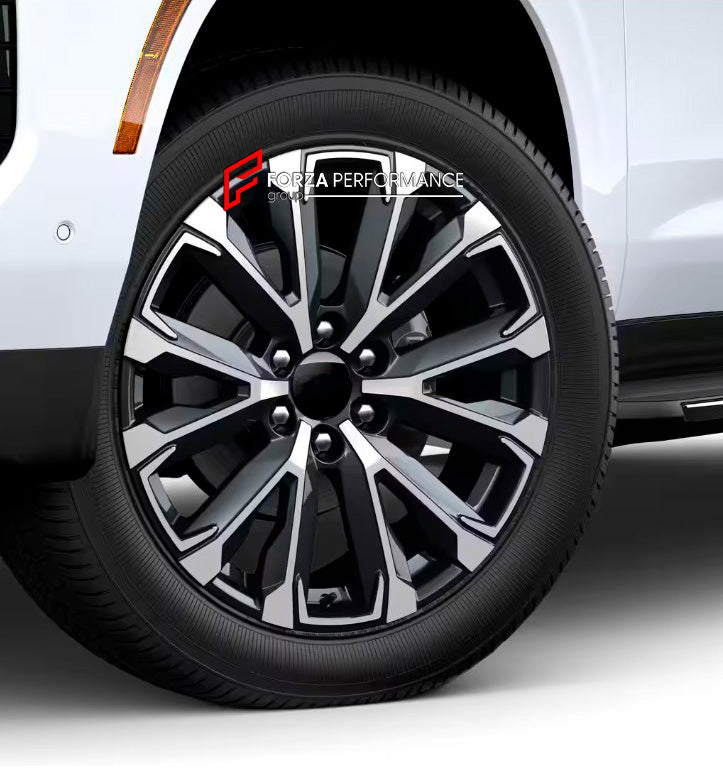 TRUCK FORGED WHEELS for CHEVROLET TAHOE SUBURBAN SUV V (GMT1YC) FACELIFT 2025+ custom fit OEM CHEVROLET TAHOE 2025